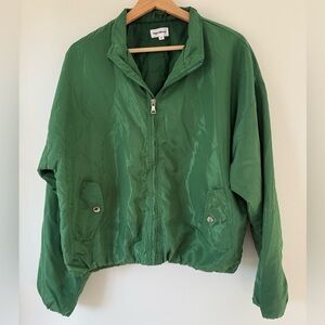 Superdown Revolve Green Windbreaker Jacket size M